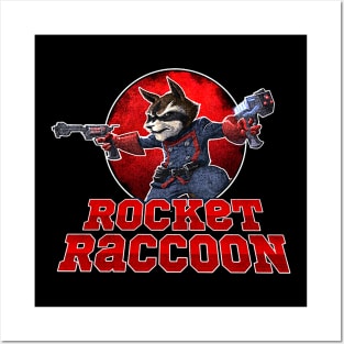 Rocket racoon Posters and Art